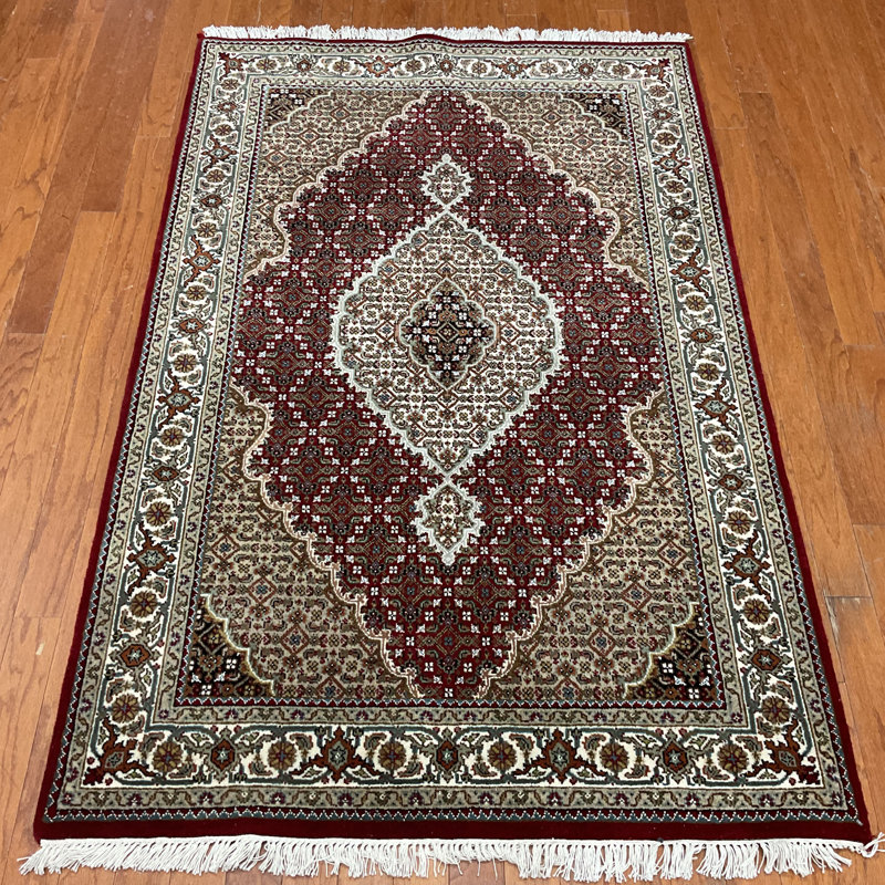  Handmade Fish Wool Rug