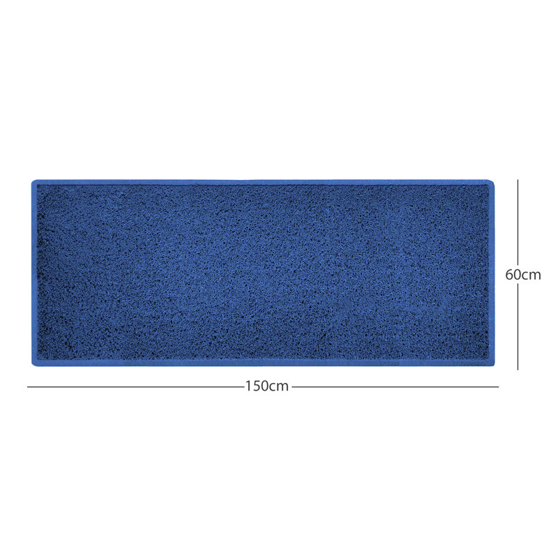 Revon Non-Slip Doormat, Blue