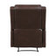 Fauteuil inclinable brun