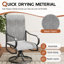 Fauteuil de patio pivotant Julessa-482878553