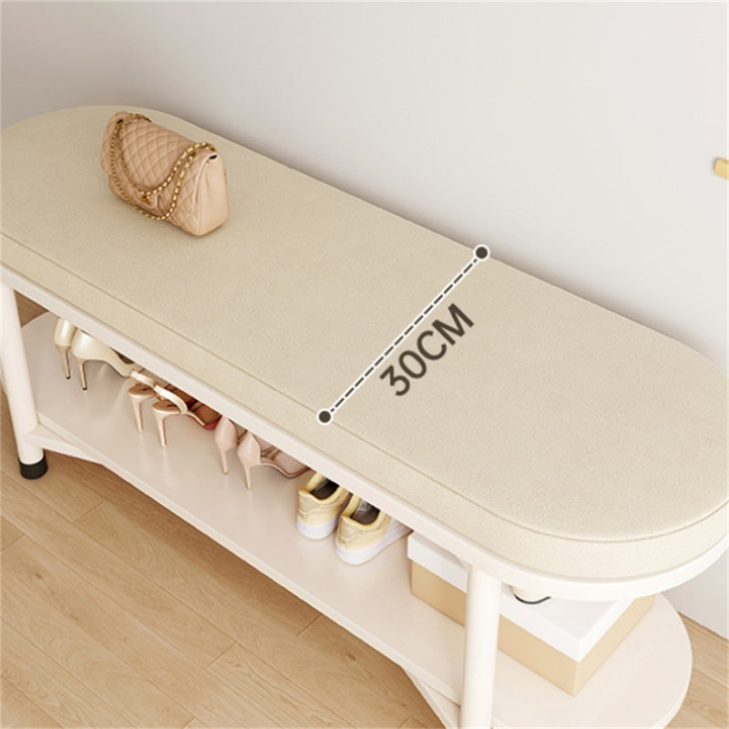 Kiian Cotton Blend Upholstered Storage Bench