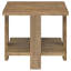 Ensemble de 3 tables basses et tables de bout avec charme rustique et rangement fonctionnel