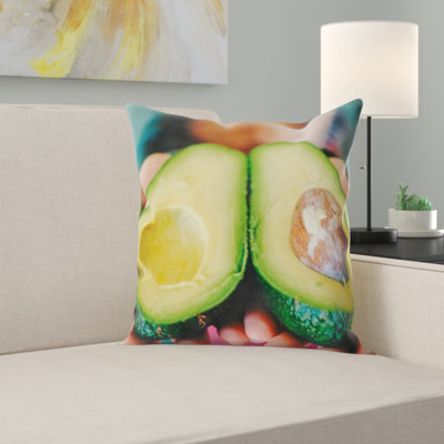Avocado Throw Pillow
