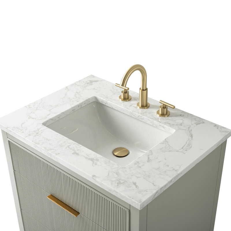 Emma 30" W Single Vanity, Light Sage