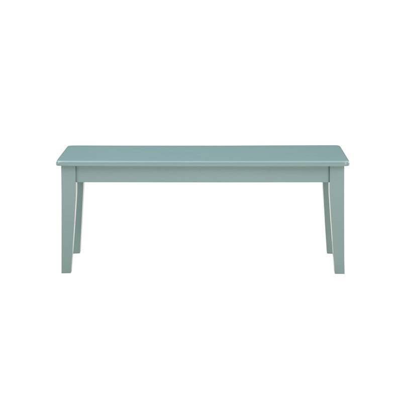 Banc de salle à manger en bois d'hévéa Colorado Pembert Row - bleu clair Aspen Valley