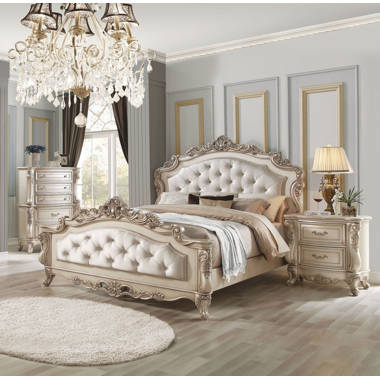 French Gold Bedroom Set