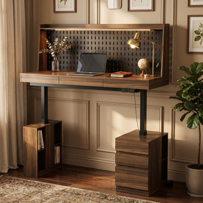 Bureau debout électrique réglable en hauteur l 59 po x P 21,7 po x H 56,1 à 72 po