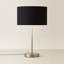 Dadiva Brushed Chrome Stem Table Lamp with Velvet Reni Shade-1596699736-1570921146-1570921149