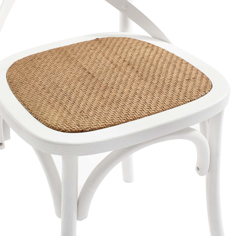 Modway Gear Dining Side Chair, White, 1
