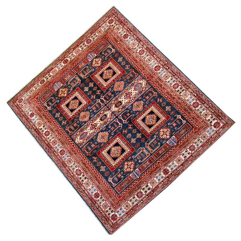 Hand-Knotted High-Quality Area Rug, Rectangle 8'3" x 9'6"