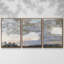 Paysage 01, reproduction sur toile 3 pièces-1057999698-1057999711