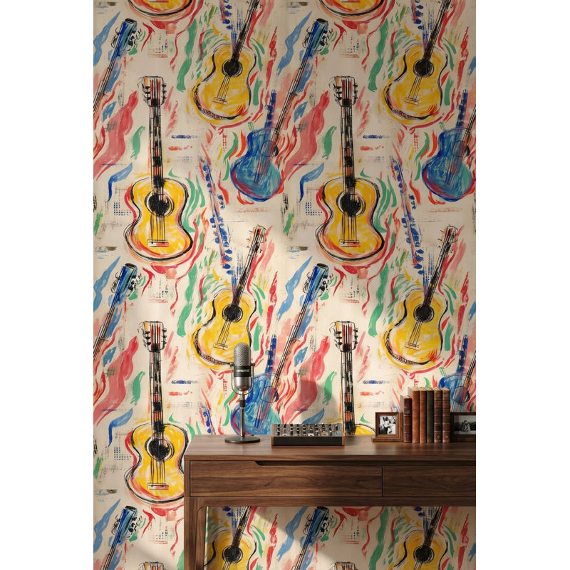 Décoration murale Guitars Vibrant