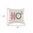 Beige Red Holiday Whimsical Throw Pillow