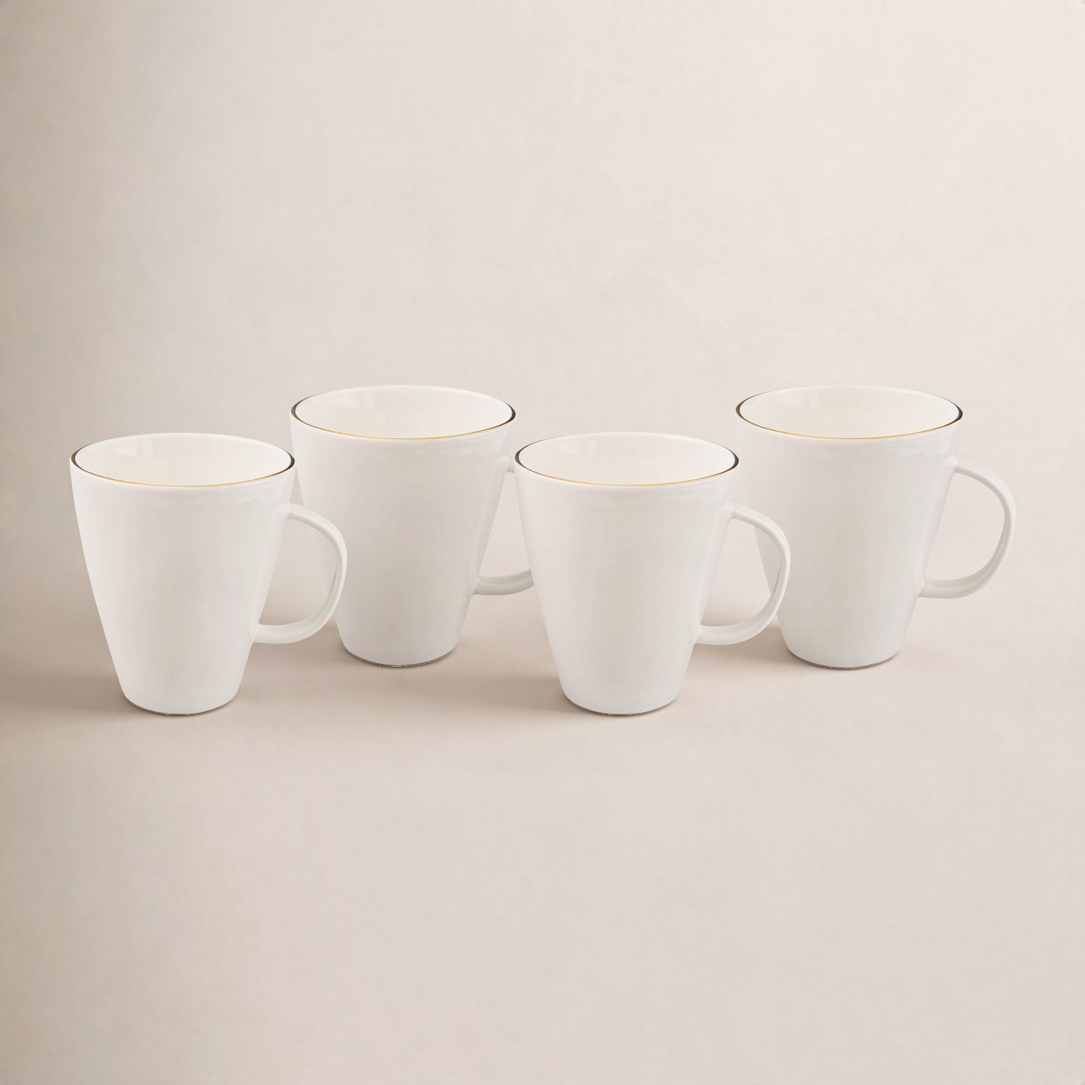 Abbesses Porcelain Mug, Gold