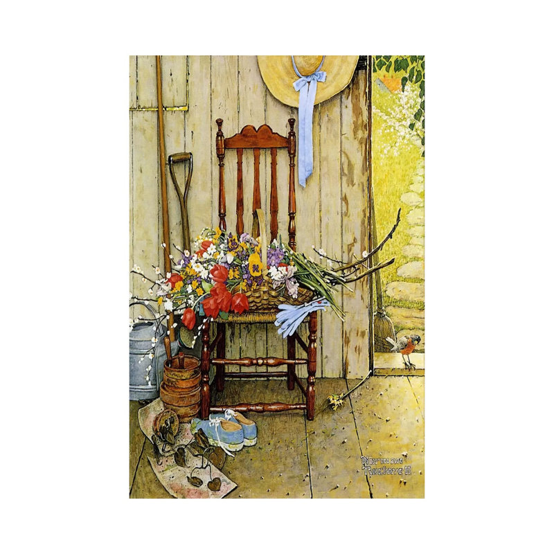 Norman Rockwell - Print on Canvas, Wrapped Canvas, 66.04 cm H x 45.72 cm W
