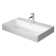 DuraSquare White Ceramic Rectangular Undermount Bathroom Sink with Faucet and Overflow