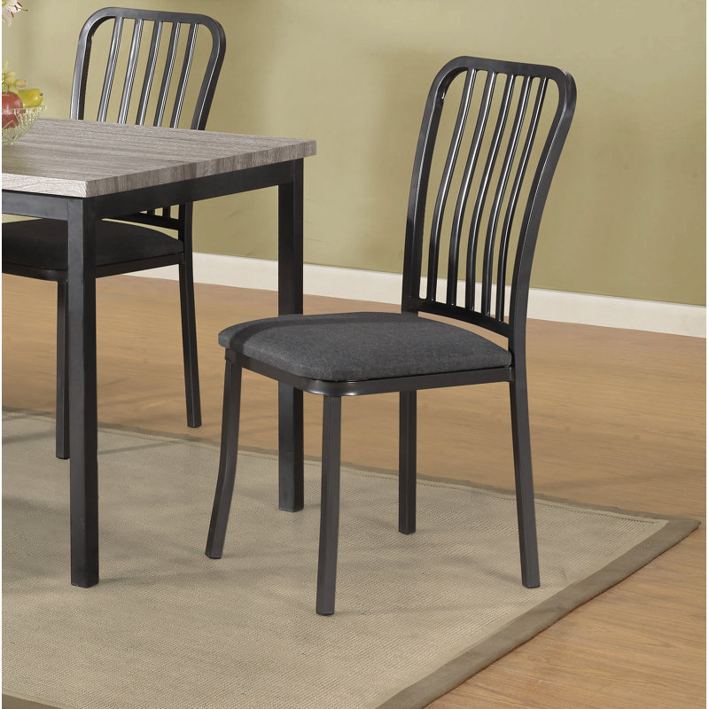 Chaise de salle à manger rembourrée Chesser