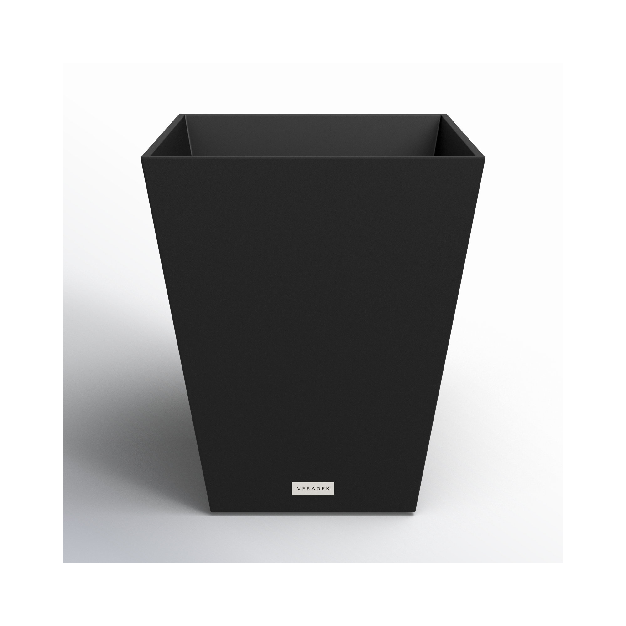 Pure Series Nobleton Planter, 1, Black, 18" H x 16" W x 16" D