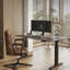 Bureau ajustable électrique 62,5 po Mid-Century-130093073