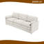 Canapé en chenille 3 places 89 po avec accoudoirs, coussins moelleux-1193920996