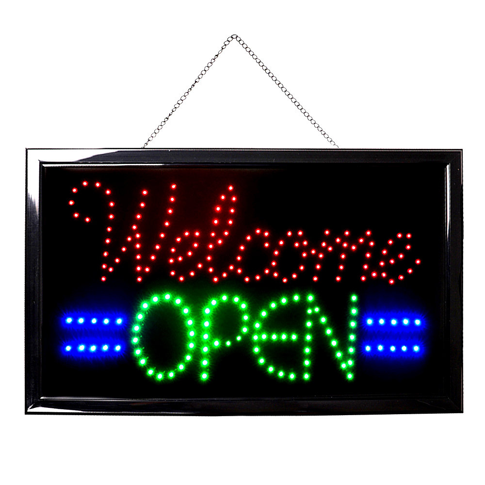 LED Neon Light Animated Motion Open Business Sign Boshen