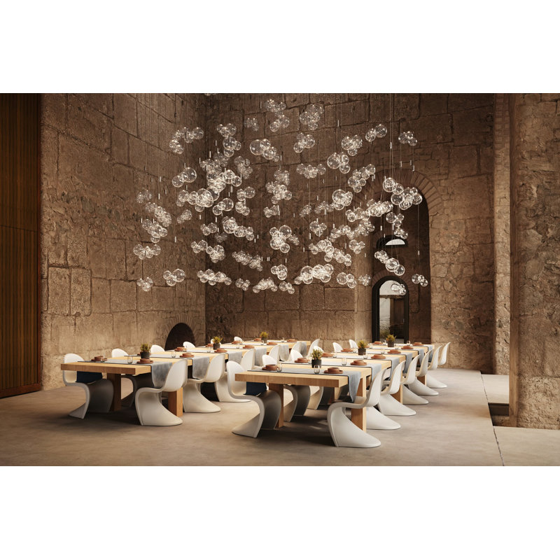 Lodes Random Suspension Lamp Low-V, Rose Gold