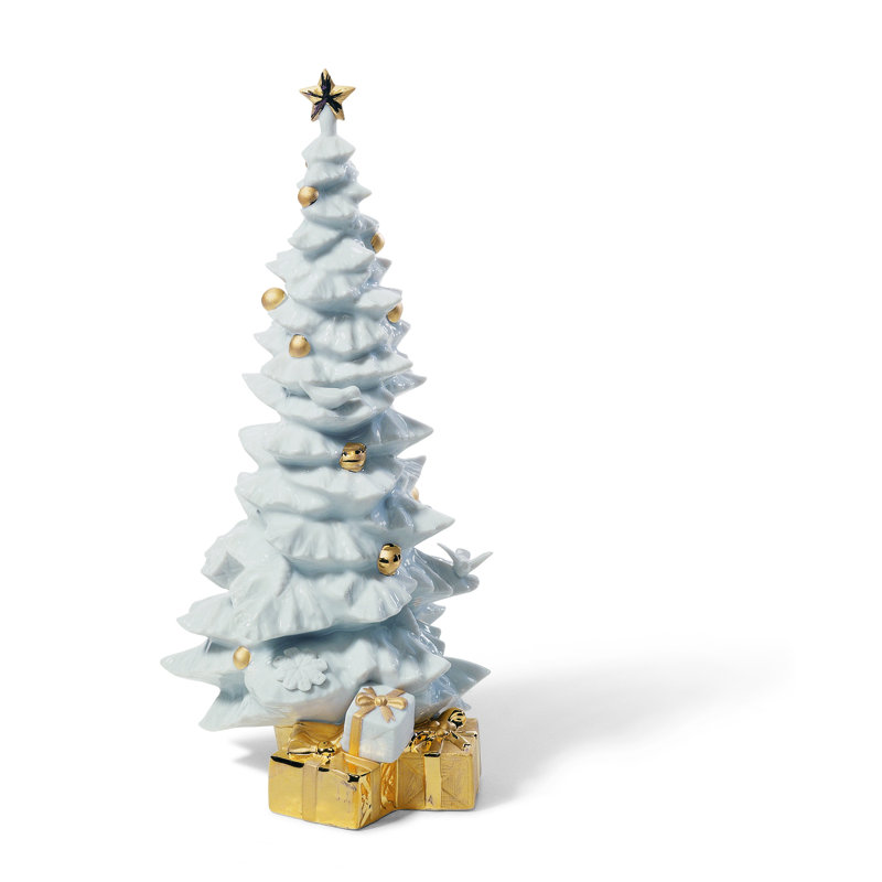 O Christmas Tree, Blanc/doré