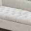 Banc de rangement rembourré capitonné avec double couvercle-632296751