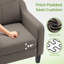 Fauteuil d'appoint rembourré en tissu de qualité supérieure 29,9 po de largeur Mid-Century-345153217