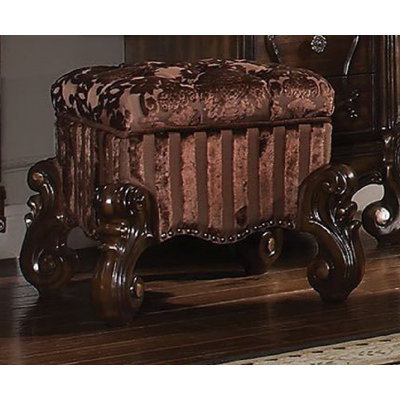 Batisa Solid Wood Accent Stool