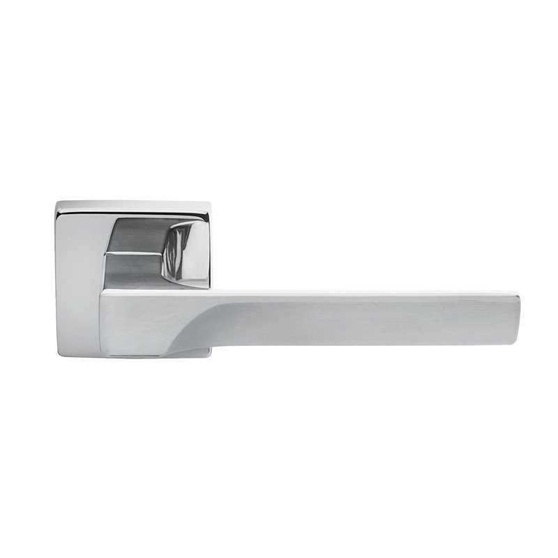 Flash Latch Door Handle, Polished Chrome