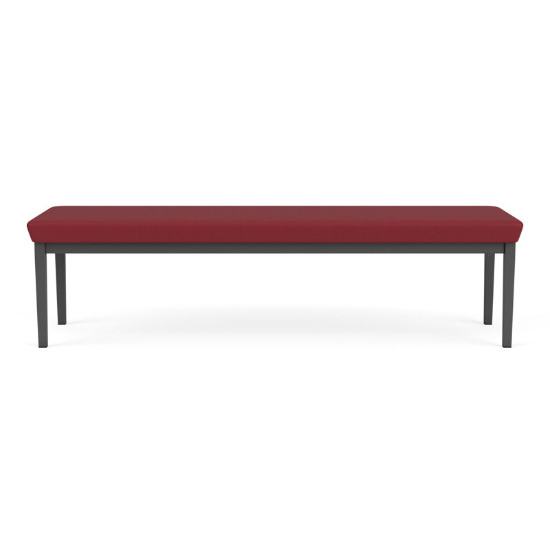 Structure en métal 3 places Lenox, Gris anthracite, Bordeaux Patriot Plus - nettoyez le vinyle avec un