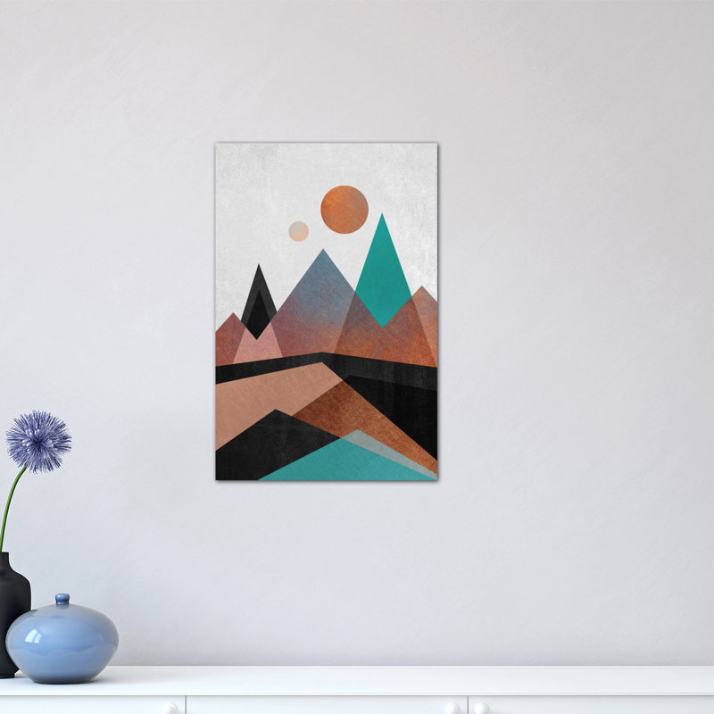 « cuivre mountain », impression sur toile tendue, H 26 po x l 18 po x p 1,5 po