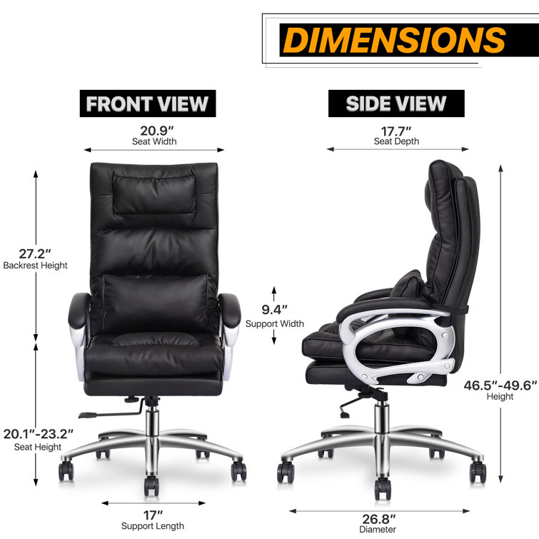 https://assets.wfcdn.com/im/31247313/resize-h755-w755%5Ecompr-r85/2316/231664989/Chair+with+Floor+Protection+Carpet%2C+Faux+Leather+Executive+Computer+Seat+with+Lumbar+Support+Cushion.jpg
