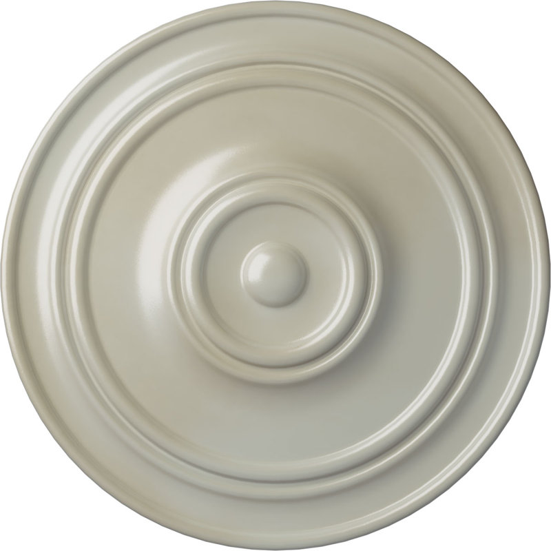 Médaillon de plafond classique Endurathane, diamètre extérieur 21 7/8 po x P 2 3/8 po (pour auvents jusqu'à 5 1/2 po), finition bleu flash peinte à la main