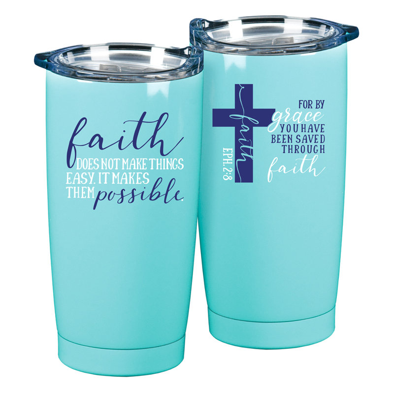 Gobelet de voyage en acier inoxydable à double paroi 20 oz For For Grace