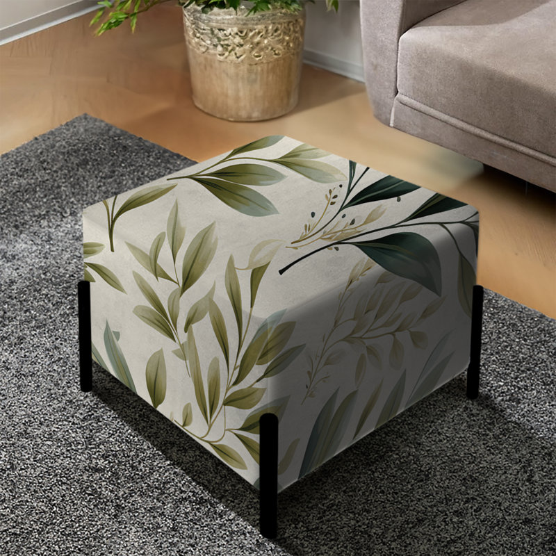 Repose-pieds Tranquil Leaves - Plantes