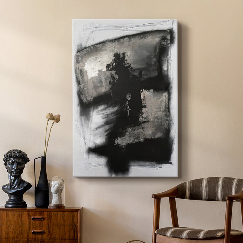Shadow Resistance IV -Custom Wrapped Gallery Cavas, 18" H x 12" W