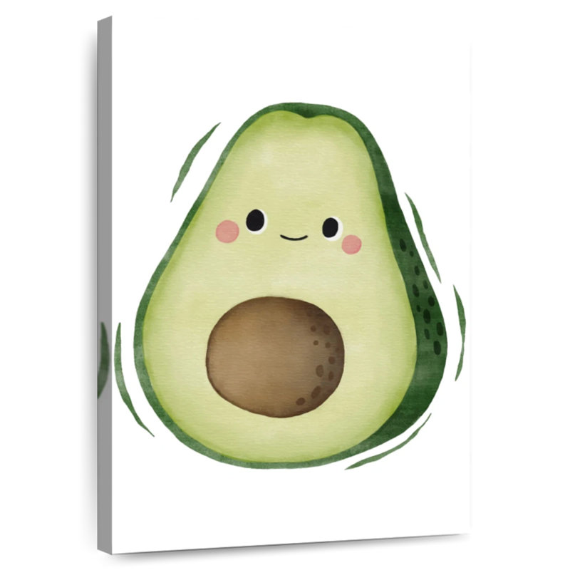 Yarlin Cute Avocado, 12" H x 8" W