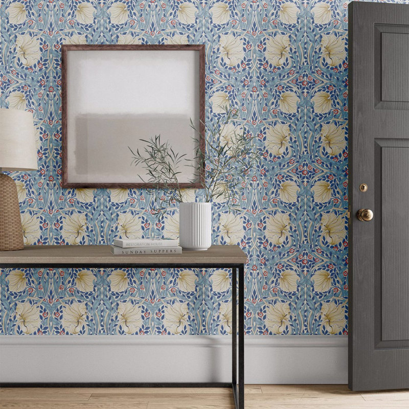 Pimpernel 10.05m x 52cm Matte Wallpaper Roll, Blue