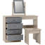 Cascio Dressing Table Set with Mirror-68483408