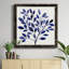 Deep Blue Branch I - Toile encadrée de qualité supérieure - prête à être accrochée-1972929615-1972929608