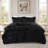 3 PCS Solid Faux Fur Comforter Mini Set-121778491-121778493