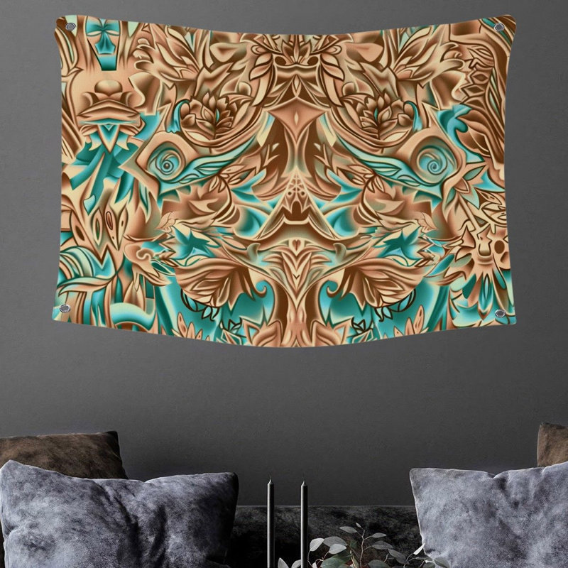 Microfiber Fabric Tapestry, 68" H x 80" W