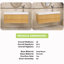 Meuble-lavabo mural simple 48 po avec plateau en marbre