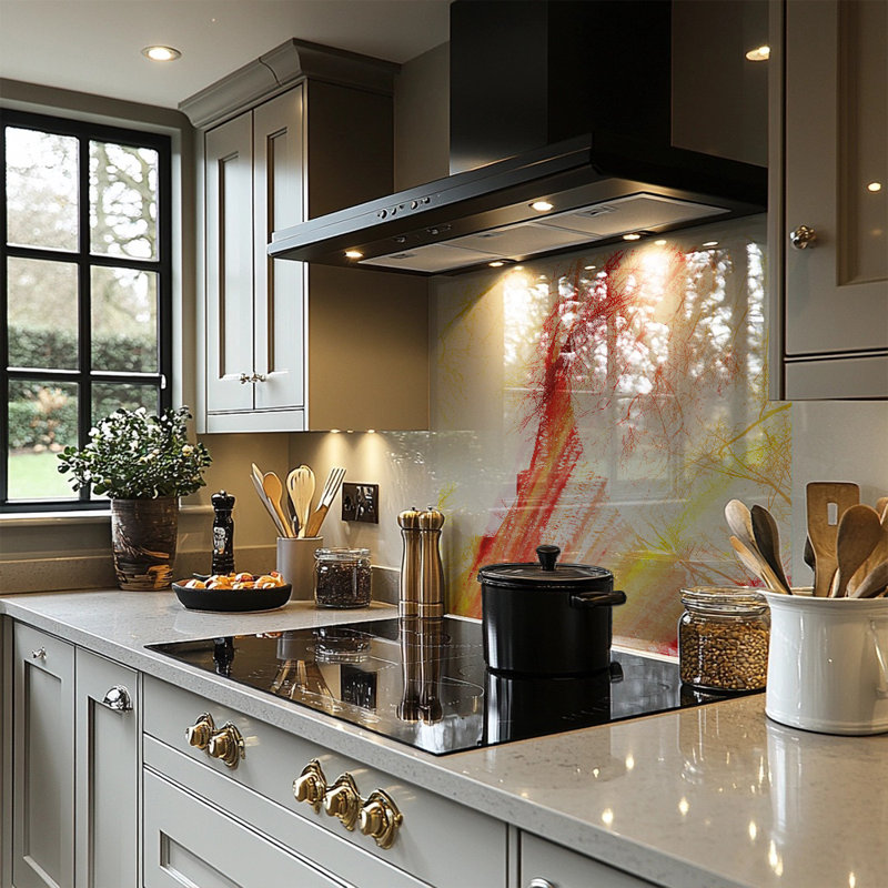 60cm W Glass Peel and Stick, 80cm L x 60cm W