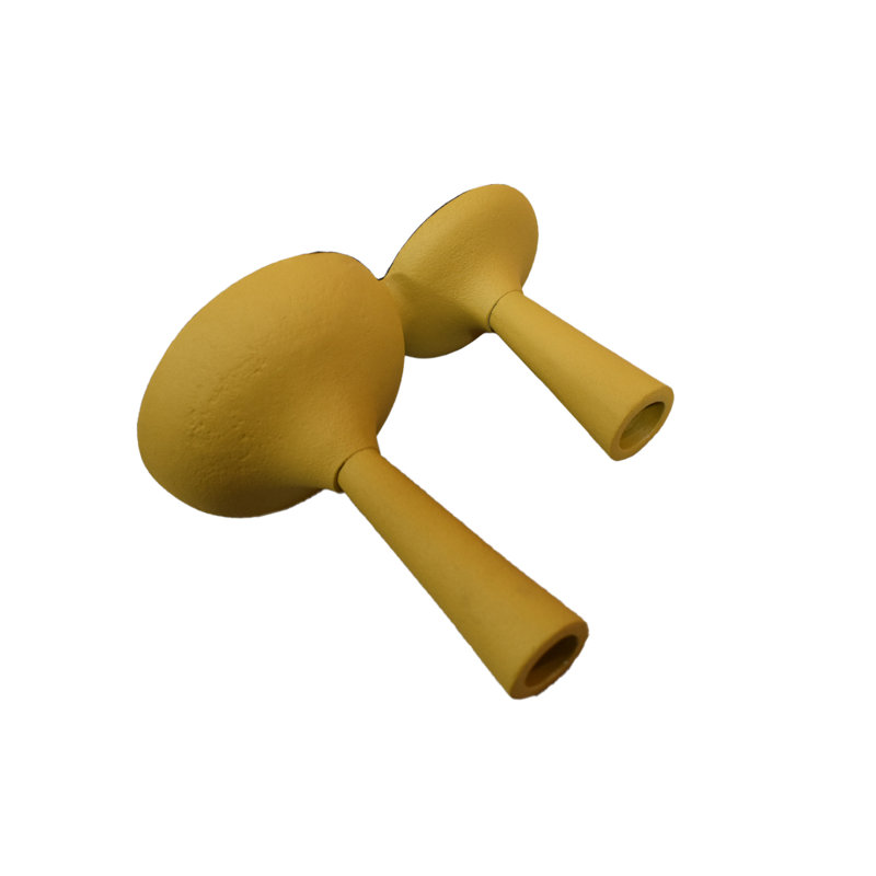 Aluminum Tabletop Candlestick, Mustard, 17" H x 16" W x 25" D
