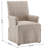 Elegant Upholstered Dining Chair  With Skirted Base, Accent Armchair For Living Room, Bedroom, Dining Room-990836487