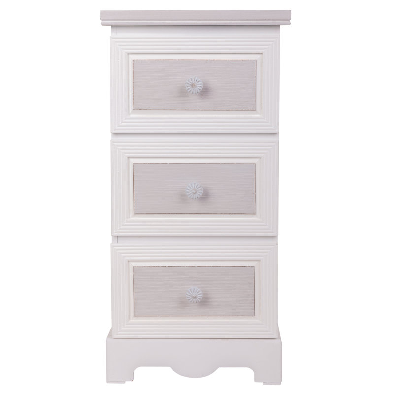 Prabhu 31cm W Manufactured Wood Bedside Table
