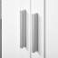 Armoire de salle de bain 2 portes à faible encombrement - Blanc